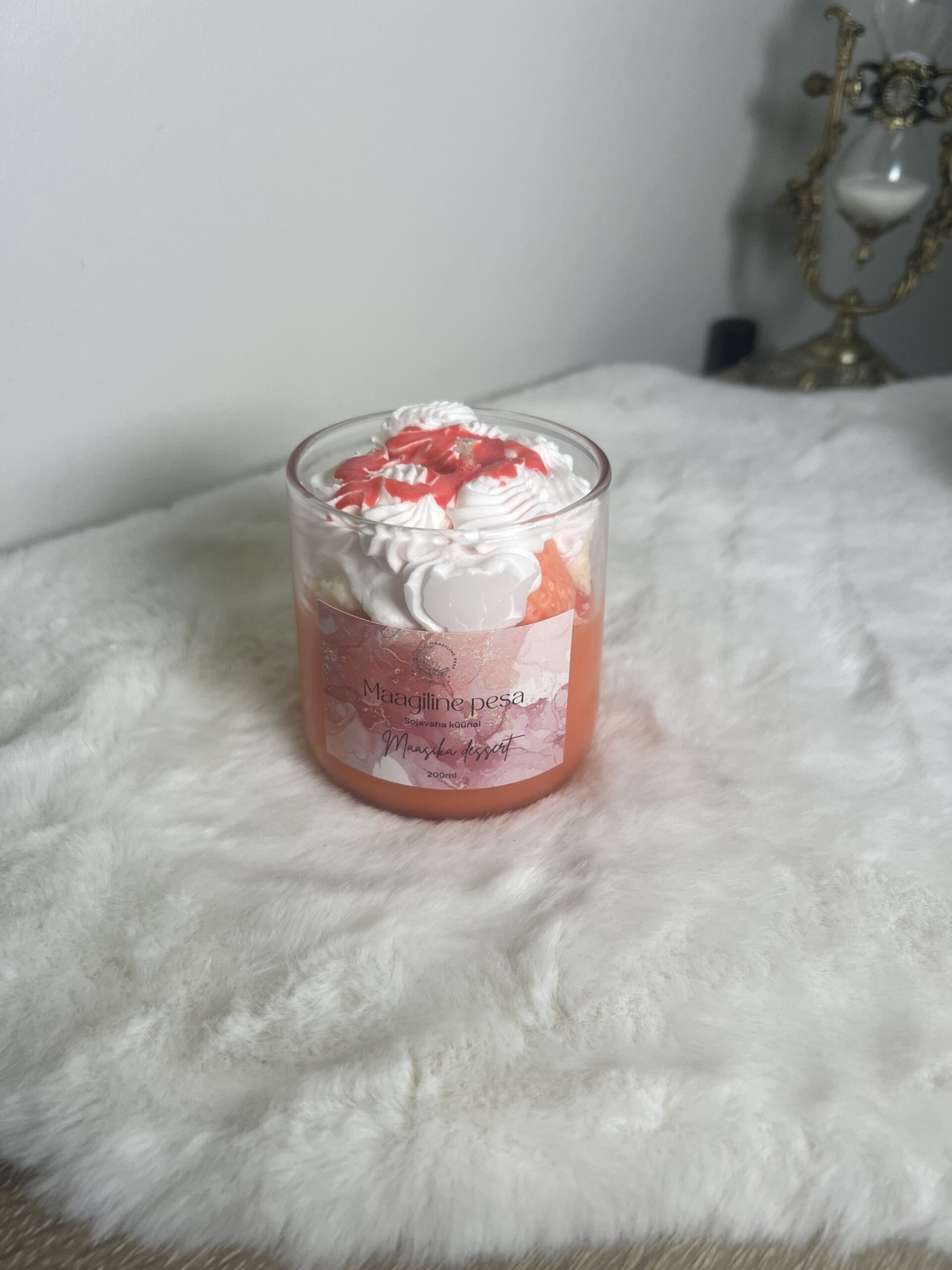 Lõhnaküünal "Maasika dessert"