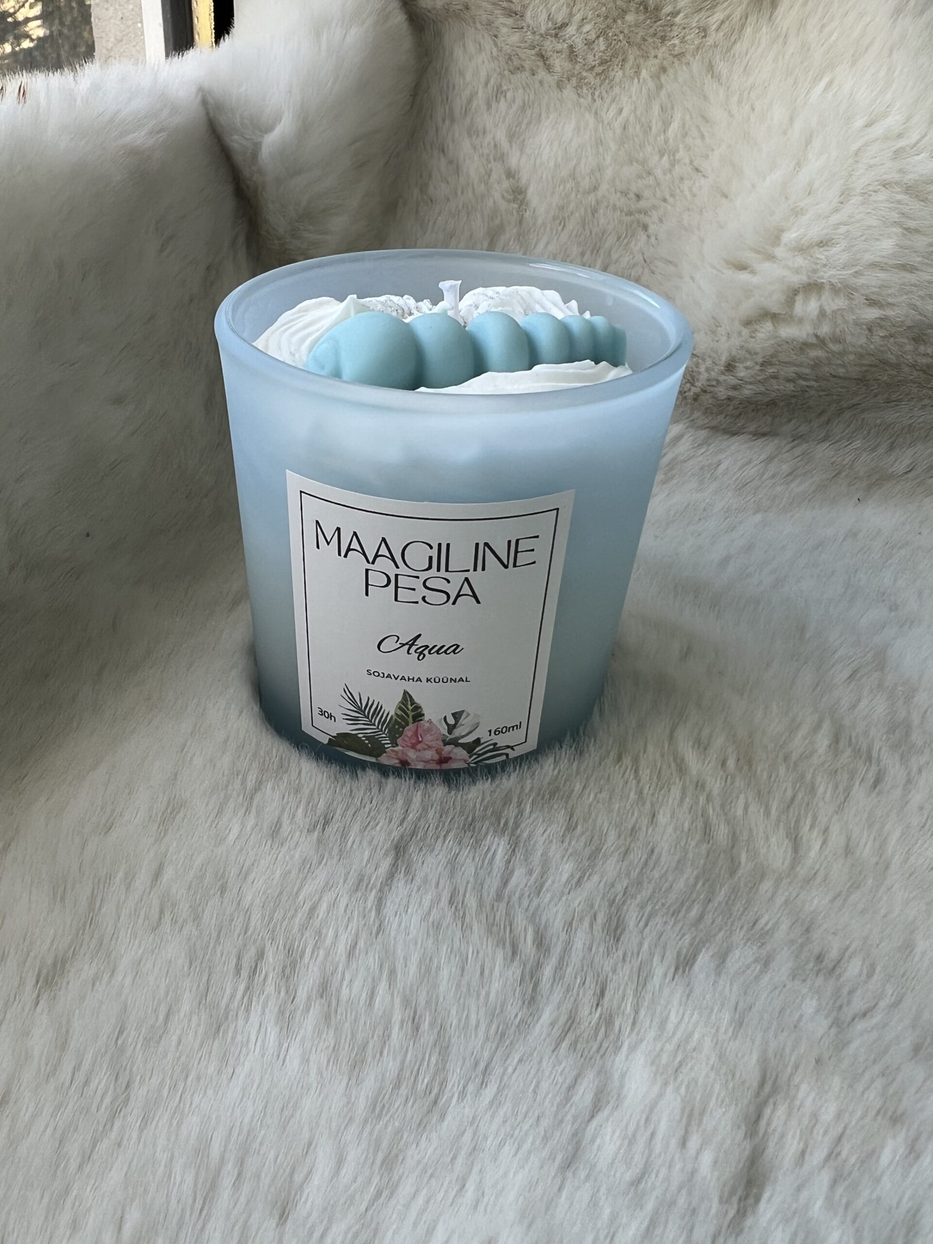 Meeste parfüümi küünal "Aqua"